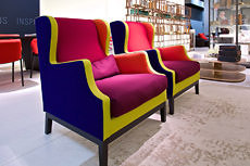 Sessel in leuchtenden Farben von Living Divani