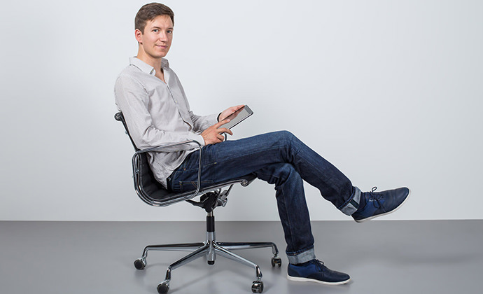 Christopher Söhngen, Webdesigner im Marketing-Team bei Seipp Wohnen 